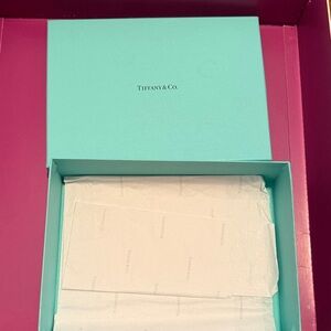 Tiffany & Co. Turquoise Box with White Tissue
